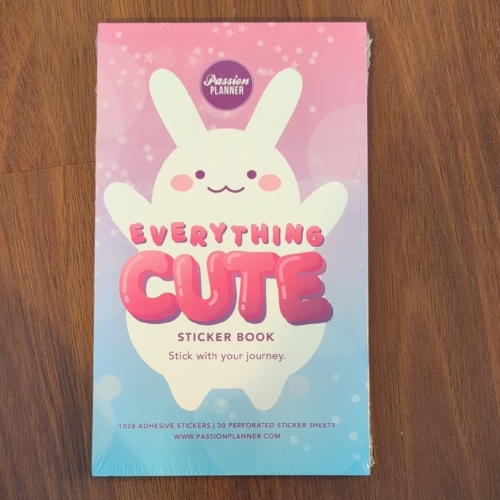 Passion Planner Everything Cute Sticker Book